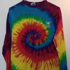 Tie dyed Salty dog long sleeve shirt youth size M (10/12 IMO)